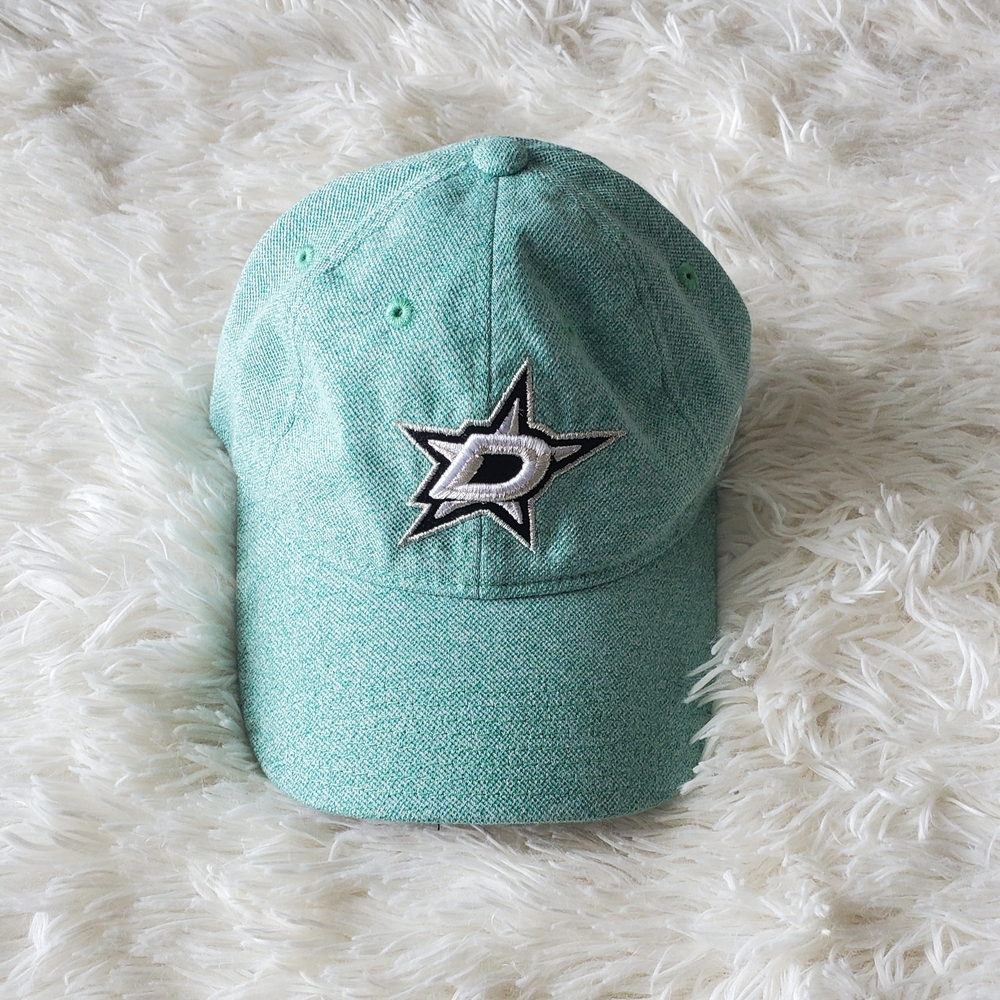 Dallas Stars NHL Texas Hockey Team Adidas Teal and Black Women's Cap Sports Hat